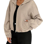 Women's Loose Baseball Uniform Coat